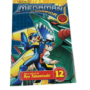 VizKids MegaMan NT Warrior #12 Japanese Manga Graphic Novel